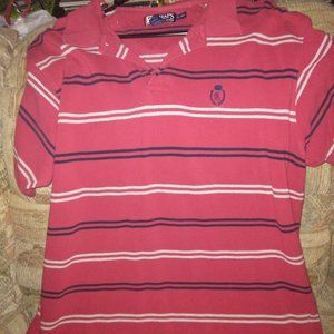 RALPH LAUREN RED & BLUE VINTAGE RARE CHAPS POLO - SIZE XL